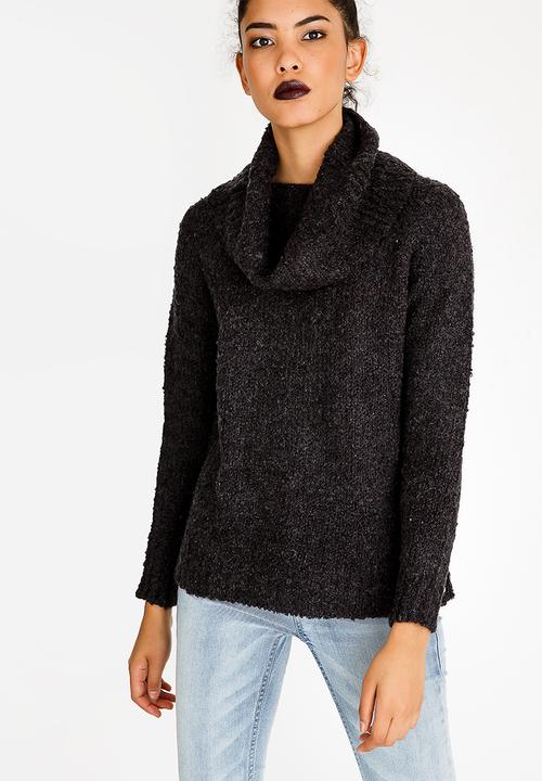 ONLY - Carla Roll-neck Jersey Black