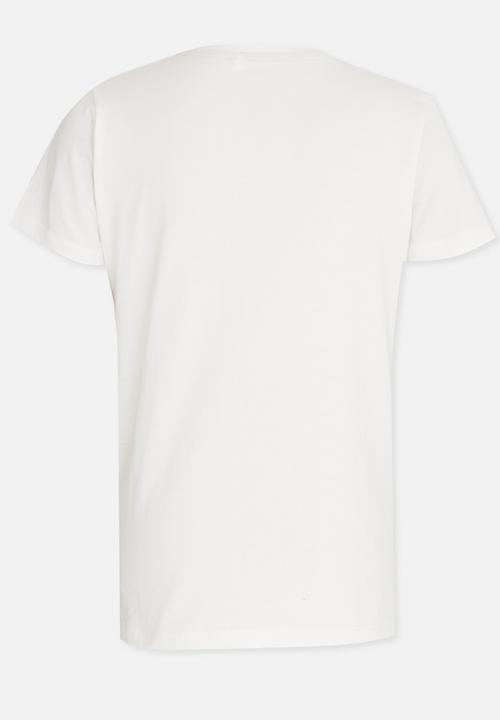 Name It - Printed Tee White