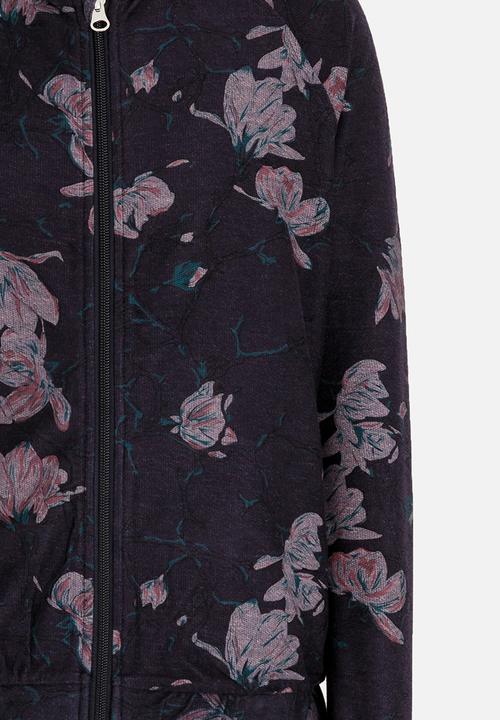 Name It - Printed Bomber Jacket Navy