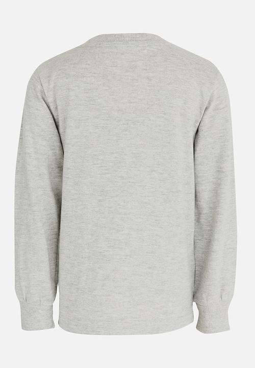 MINOTI - Printed Marl Tee Grey