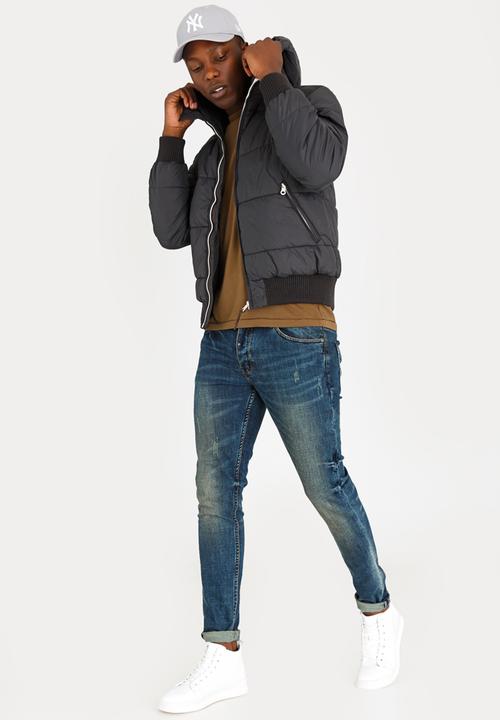 STYLE REPUBLIC - Hooded Puffer Jacket - Navy2