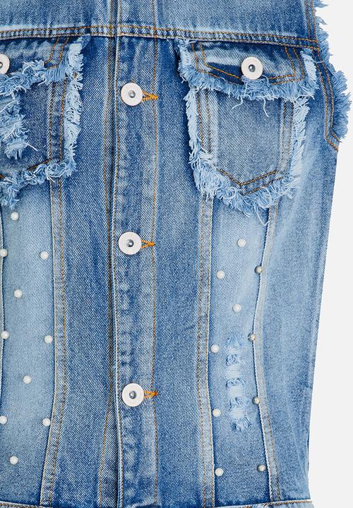 Pop Candy - Denim Jacket Blue