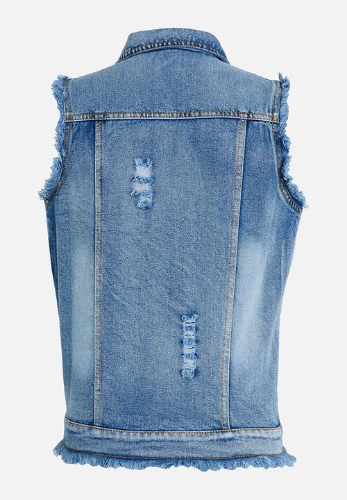 Pop Candy - Denim Jacket Blue