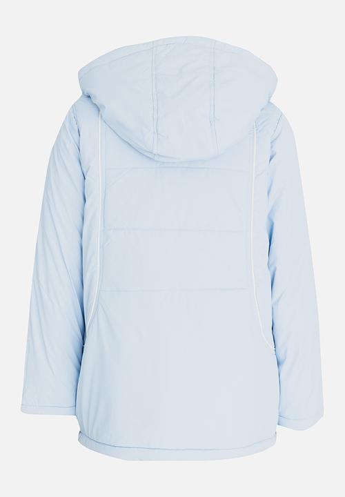 Pop Candy - Hooded Jacket Mid Blue