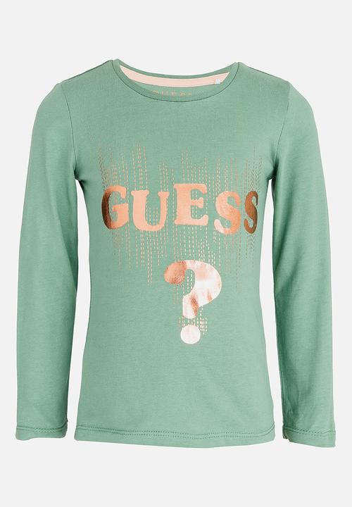 GUESS - Girls Printed Tee Green
