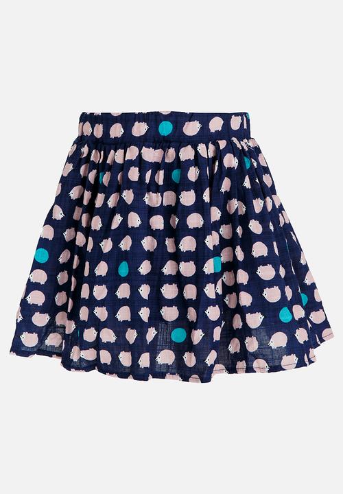 Pop Candy - Polka Dot Skirt Navy
