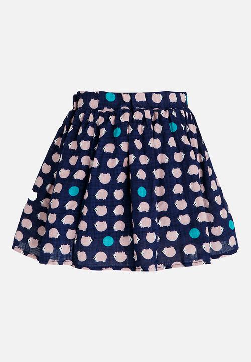 Pop Candy - Polka Dot Skirt Navy