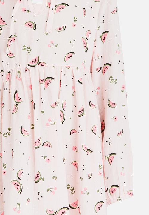 Pop Candy - Printed Dress Mid Pink
