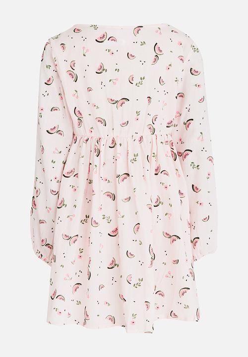 Pop Candy - Printed Dress Mid Pink
