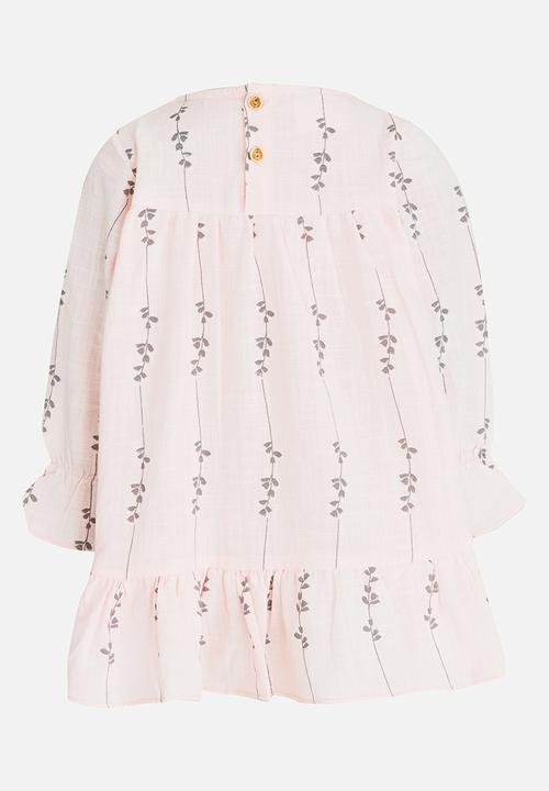 Pop Candy - Long Sleeve Dress Mid Pink