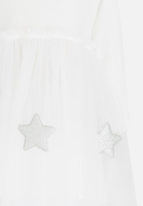 Pop Candy - Lace Detail Dress White