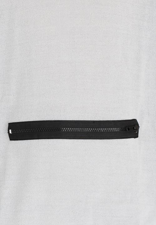 Rebel Republic - Zip Hooded Jersey Grey Melange