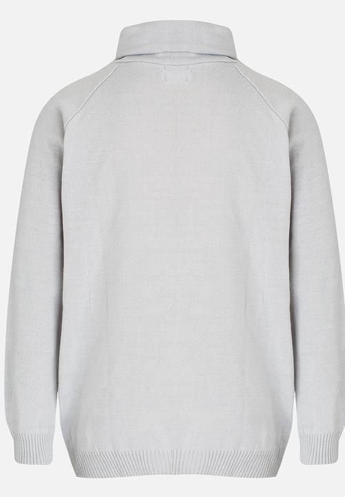 Rebel Republic - Zip Hooded Jersey Grey Melange