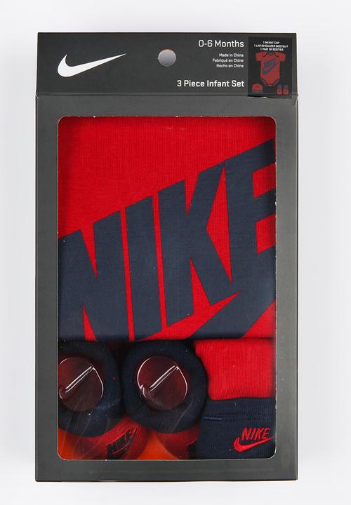 Nike - Futura Logo 3 Piece Set Red
