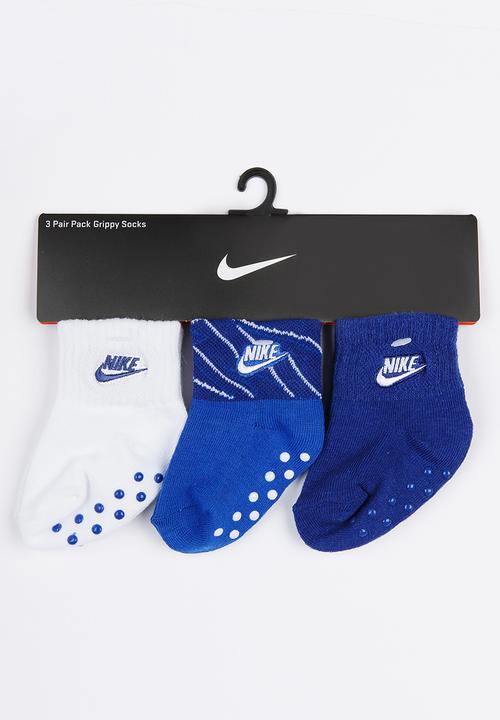 Nike - Maze Mash Up Volcano 3 Pack Socks Blue
