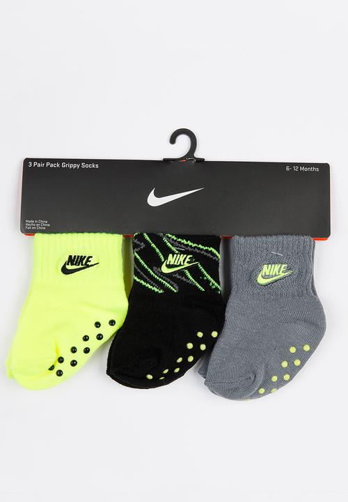 Nike - Maze Mash Up Volcano 3 Pack Socks Black