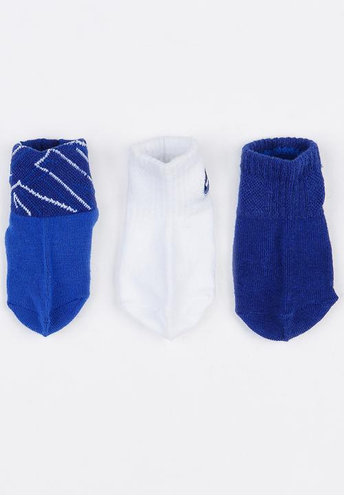 Nike - Maze Mash Up Volcano 3 Pack Socks Blue