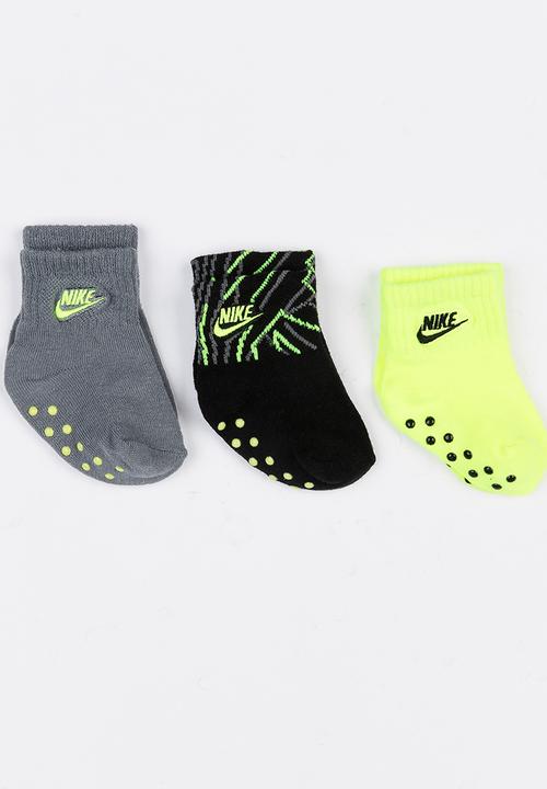Nike - Maze Mash Up Volcano 3 Pack Socks Black