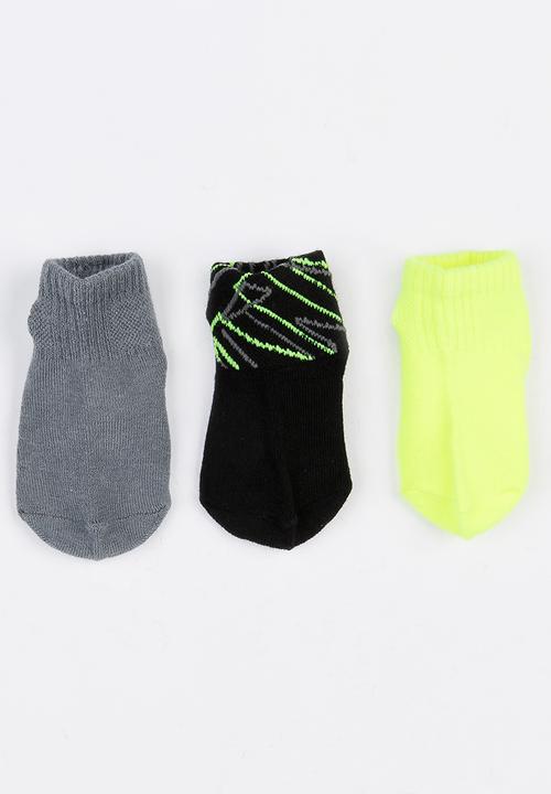 Nike - Maze Mash Up Volcano 3 Pack Socks Black