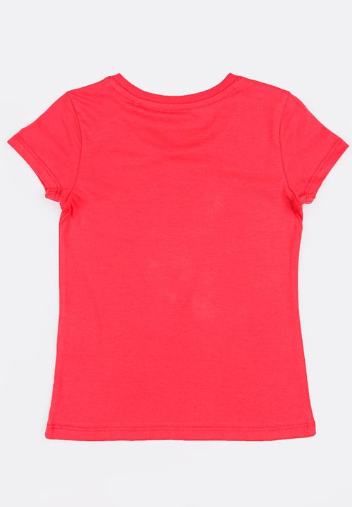 GUESS - Pineapple Dark Pink Tee