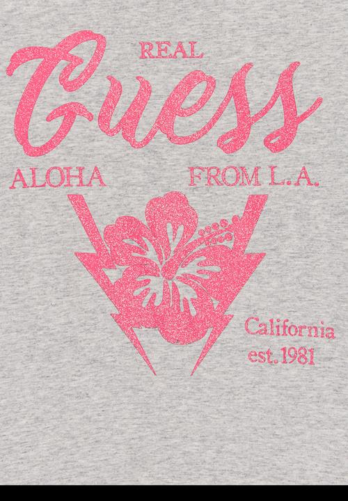 GUESS - Guess Bolt Tee Pale Grey