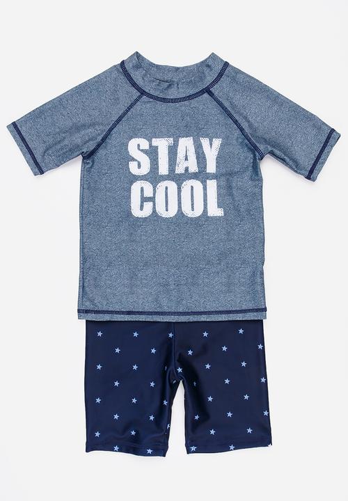 MINOTI - Star Printed 2 Piece Set - Navy