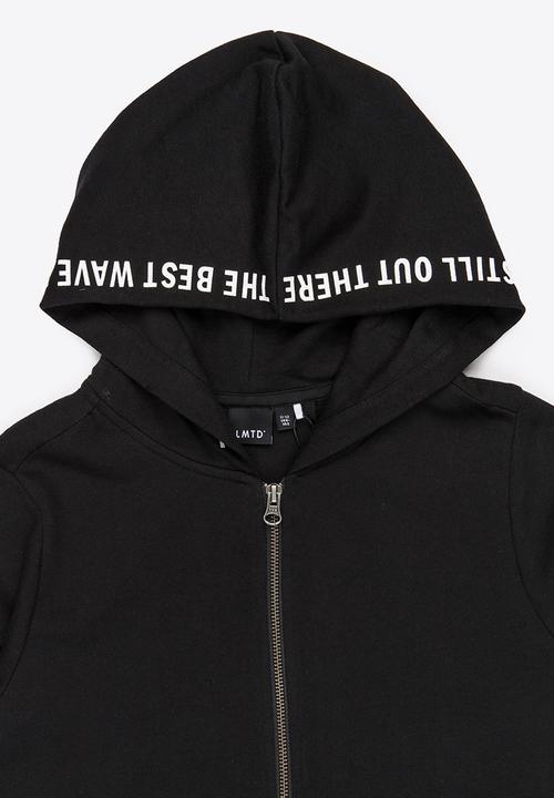 Name It - Zip Through Hoody Black
