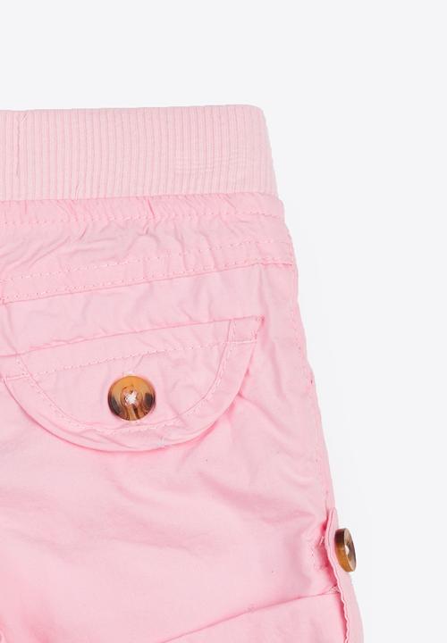 MINOTI - Basic Woven Shorts Mid Pink