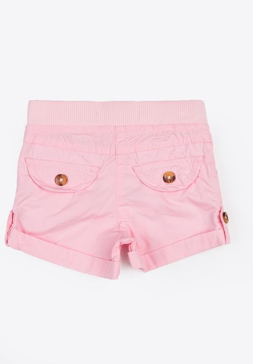 MINOTI - Basic Woven Shorts Mid Pink