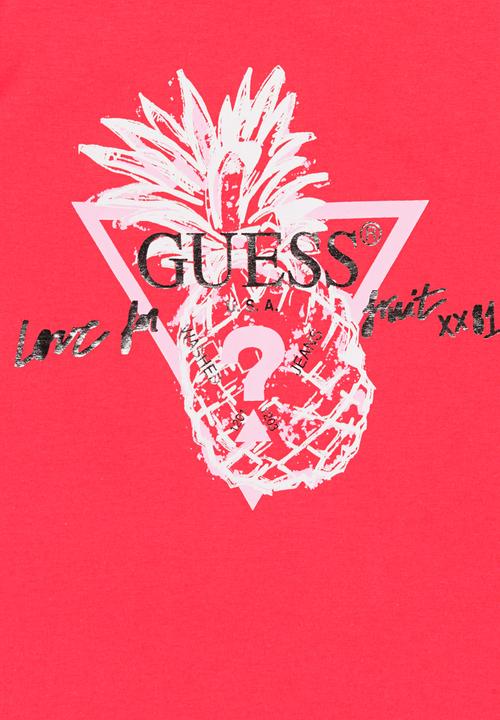 GUESS - Pineapple Tee Dark Pink