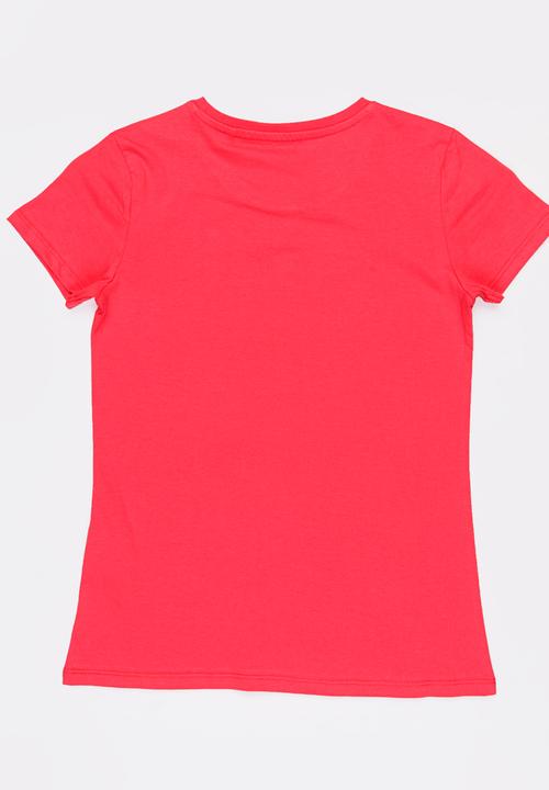 GUESS - Pineapple Tee Dark Pink