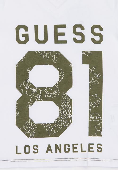 GUESS - 81 Printed Tee White