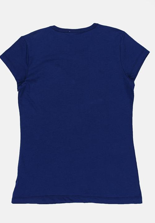 Pop Candy - Printed Tee Dark Blue