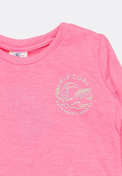 Rip Curl - Mini palms away tee - pink 