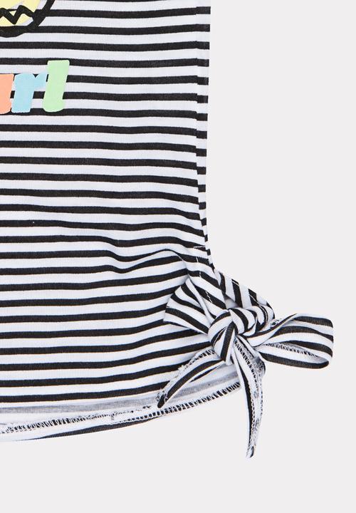 Rip Curl - Mini anak tee - black & white 