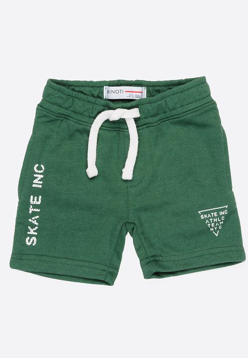 MINOTI - Skate inc fleece shorts - green