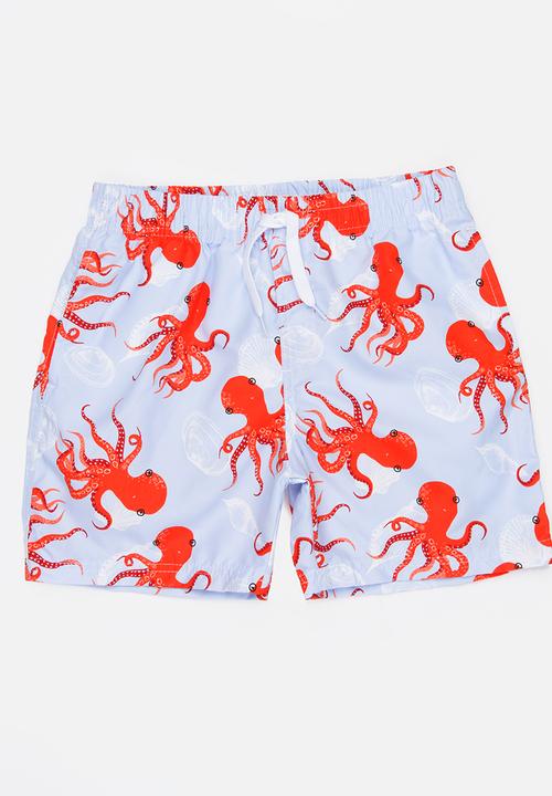 MINOTI - Octopus AOP Swimshorts Multi-colour