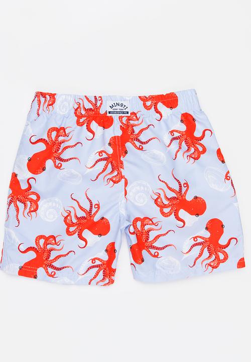 MINOTI - Octopus AOP Swimshorts Multi-colour