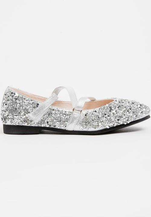 Pop Candy - Ballerina pump - silver