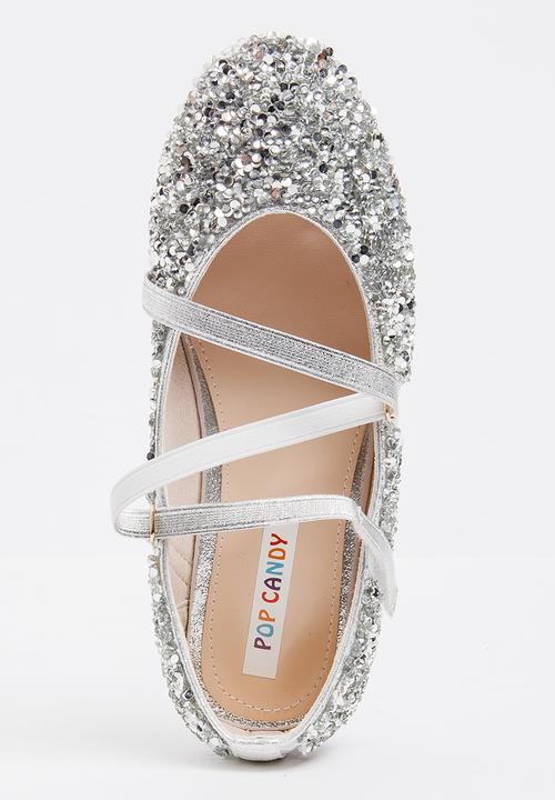 Pop Candy - Ballerina pump - silver