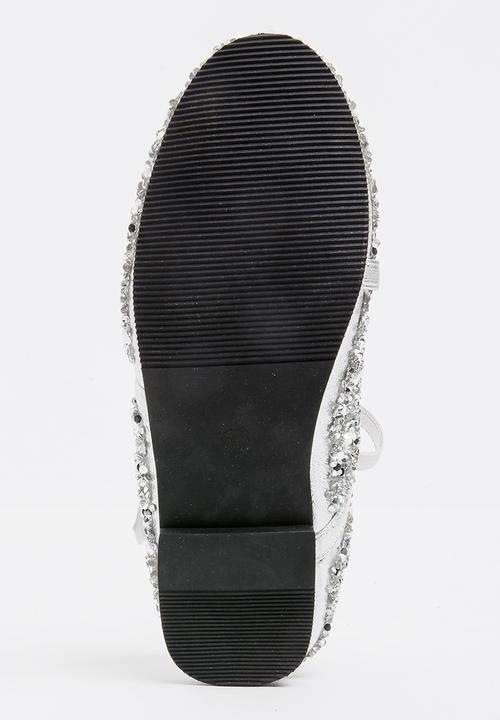 Pop Candy - Ballerina pump - silver