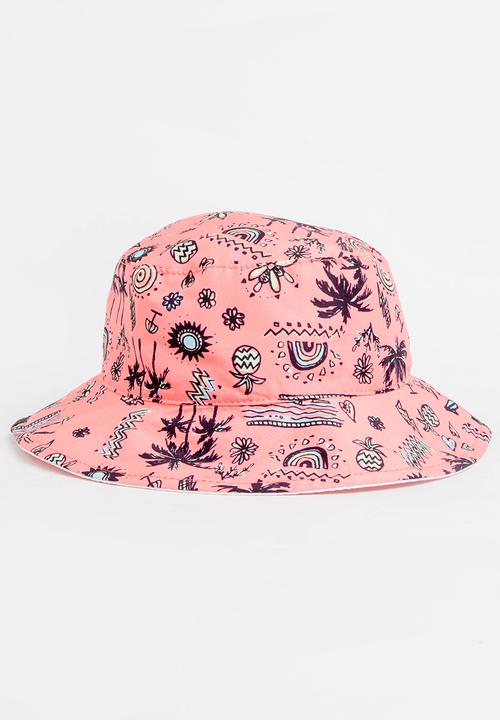 Rip Curl - Mini anak bucket hat - coral