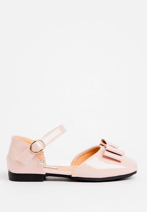 Pop Candy - Bow Detailed Pump Pale Pink