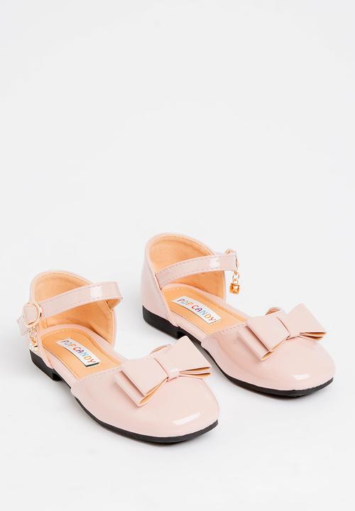 Pop Candy - Bow Detailed Pump Pale Pink