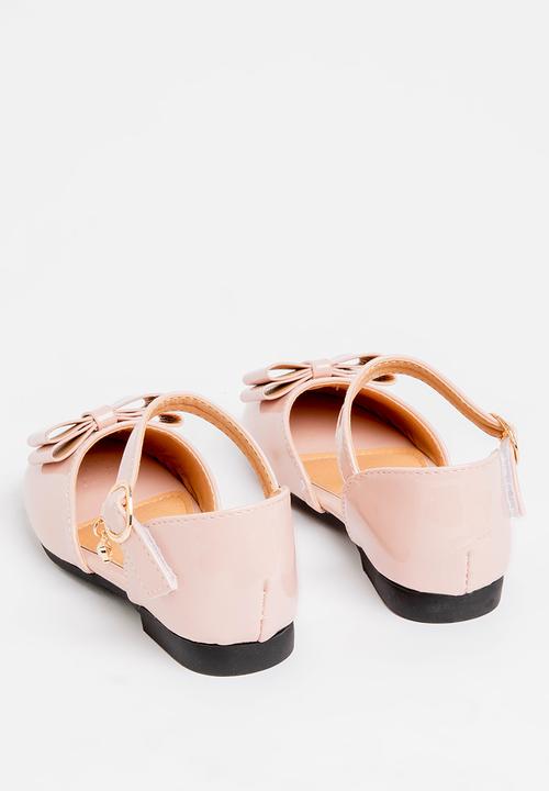 Pop Candy - Bow Detailed Pump Pale Pink