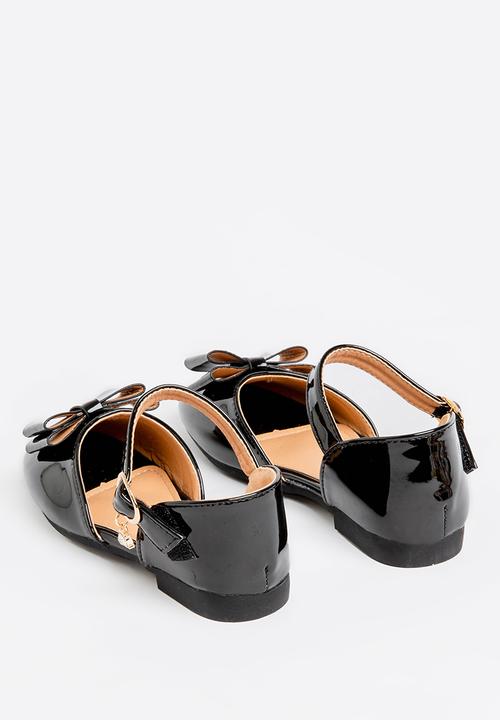 Pop Candy - Bow Detailed Pump Black