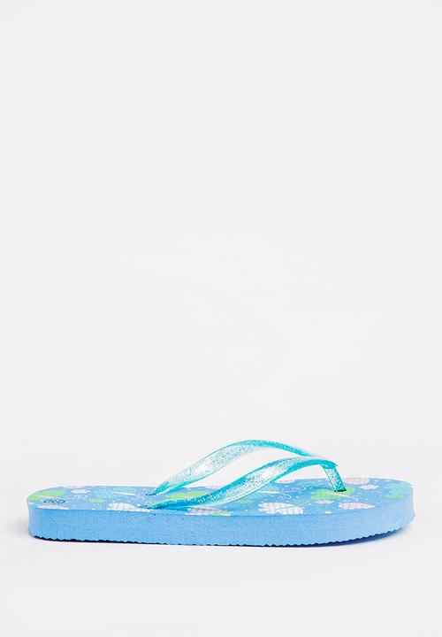 Pop Candy - Printed flip flops - blue 