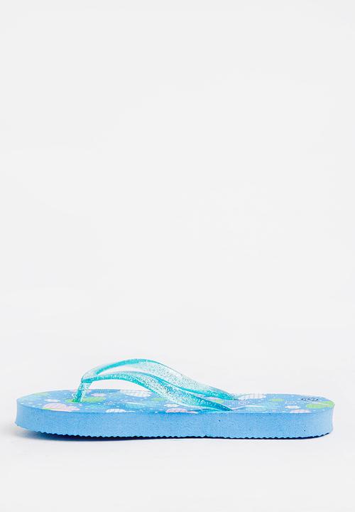 Pop Candy - Printed flip flops - blue 