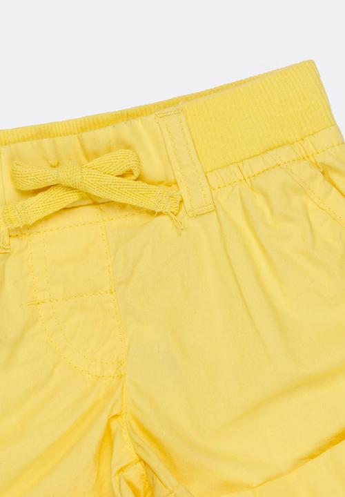 MINOTI - Woven shorts - yellow