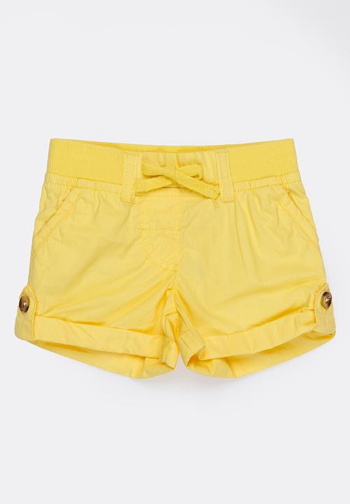 MINOTI - Woven shorts - yellow